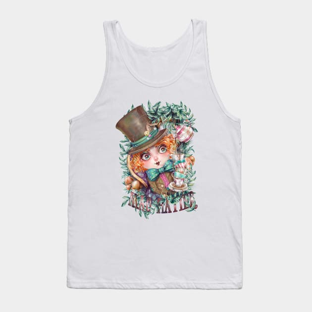 MAD HATTER Tank Top by MiliKoey